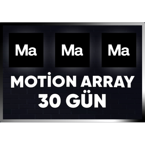  ⚡ MOTİON ARRAY  30 GÜN ⚡
